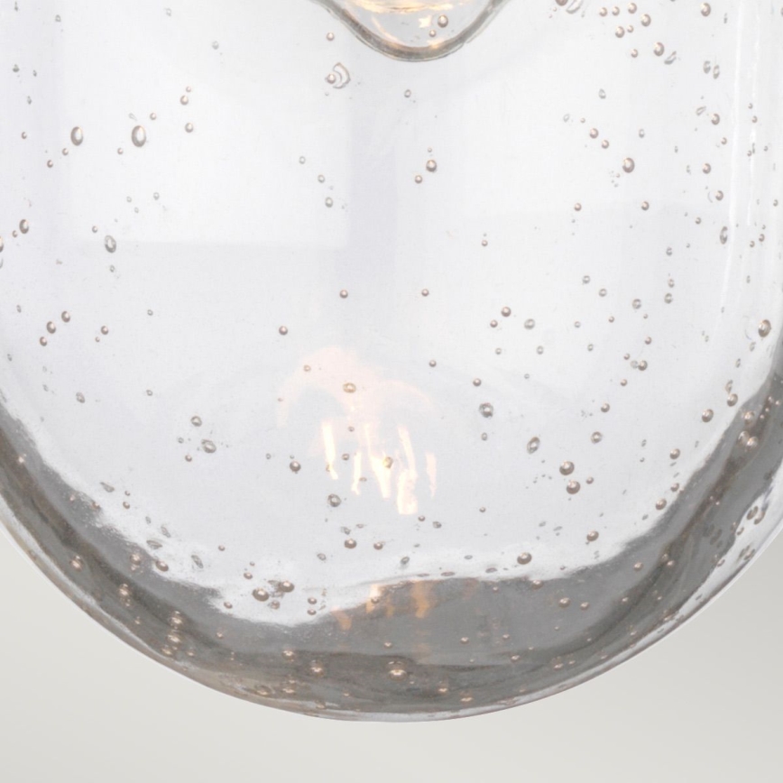 Quintiesse - Aplique de pared para baño RIGBY 1xE27/40W/230V IP44, acabado en bronce