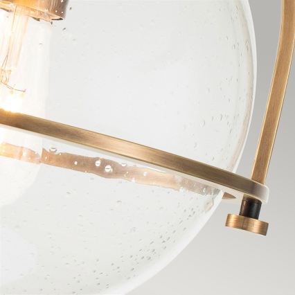 Quintiesse - Lámpara de techo SOMERSET 1xE27/60W/230V Ø 28,2 cm dorada