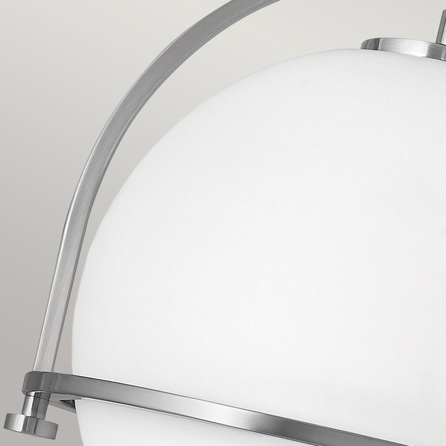 Quintiesse - Lámpara de techo SOMERSET 1xE27/60W/230V Ø 28,2 cm cromo mate