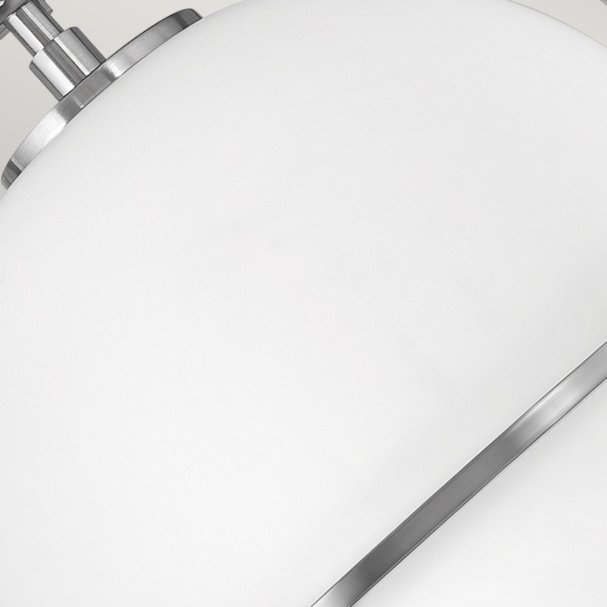 Quintiesse - Lámpara de techo SOMERSET 1xE27/60W/230V Ø 28,2 cm cromo mate