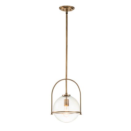 Quintiesse - Lámpara de suspensión con varilla SOMERSET 1xE27/60W/230V Ø 28,9 cm bronce