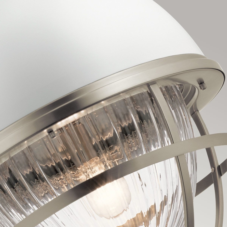 Quintiesse - Lámpara colgante con varilla TOLLIS 1xE27/40W/230V, Ø 40,8 cm, cromo mate