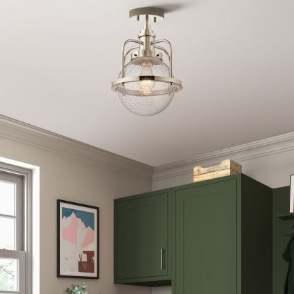 Quintiesse - Lámpara exterior de poste TRIOCENT 1xE27/40W/230V IP44, cromo brillante