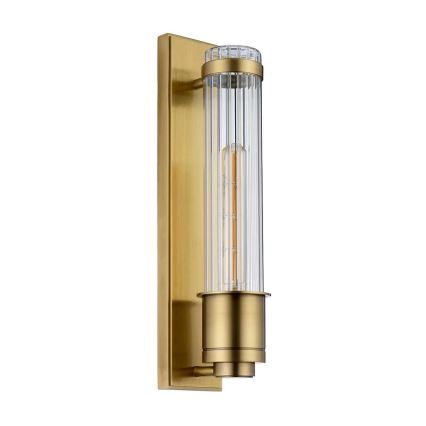 Quintiesse - Aplique de pared LED para baño WELLINGTON 1xE27/7W/230V IP44 dorado