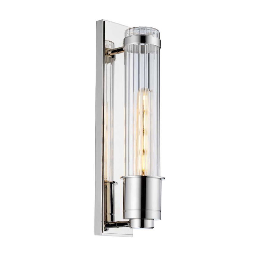 Quintiesse - Aplique de pared LED para baño WELLINGTON 1xE27/7W/230V IP44 cromo brillante