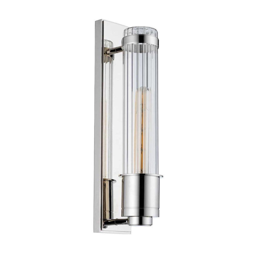 Quintiesse - Aplique de pared LED para baño WELLINGTON 1xE27/7W/230V IP44 cromo brillante