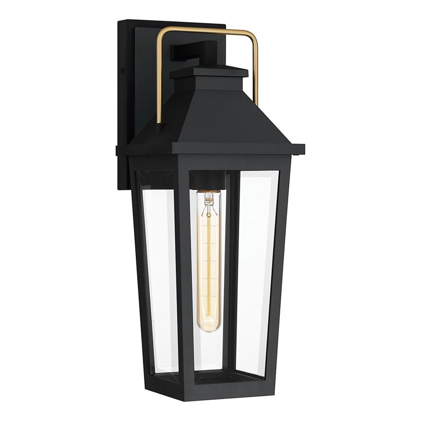 Quoizel - Aplique de exterior BUCKLEY 1xE27/40W/230V IP44 negro