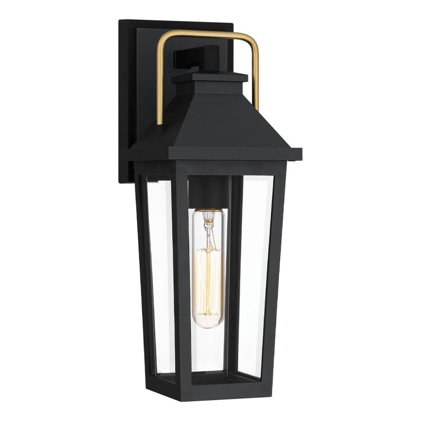 Quoizel - Aplique de exterior BUCKLEY 1xE27/40W/230V IP44 negro