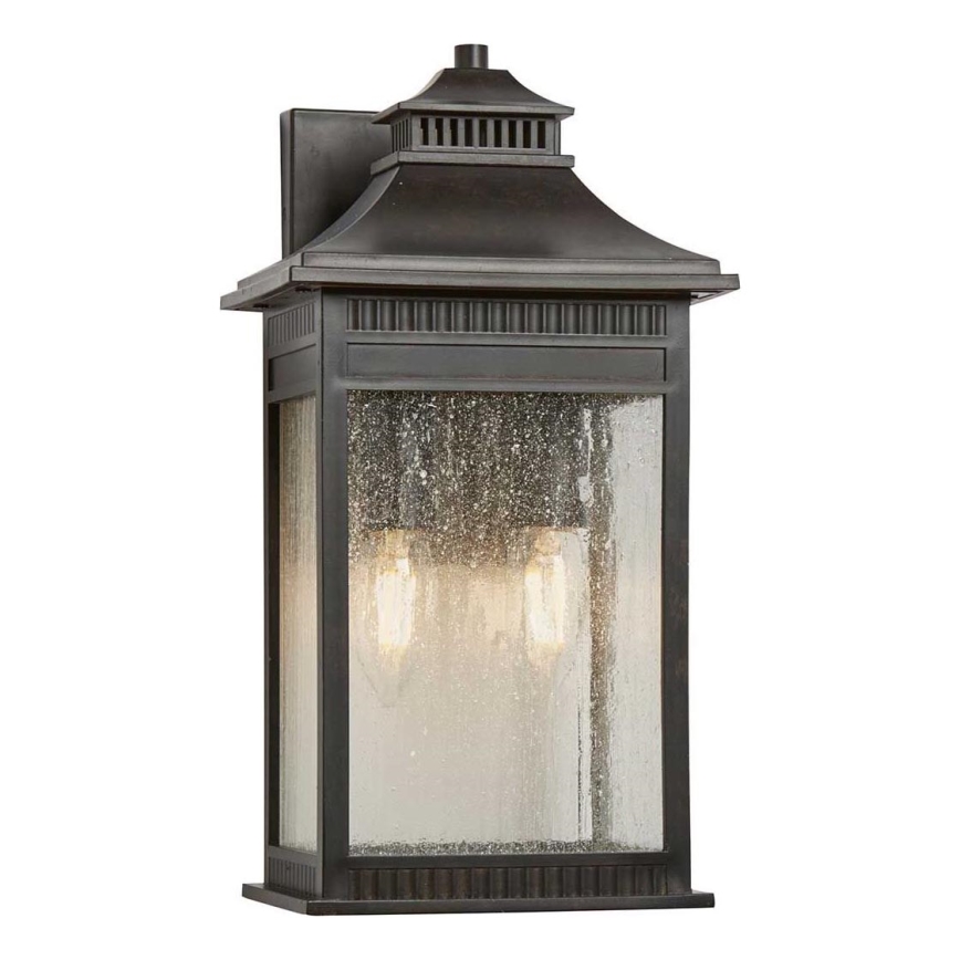 Quoizel - Aplique de exterior LIVINGSTON 2xE14/40W/230V IP44
