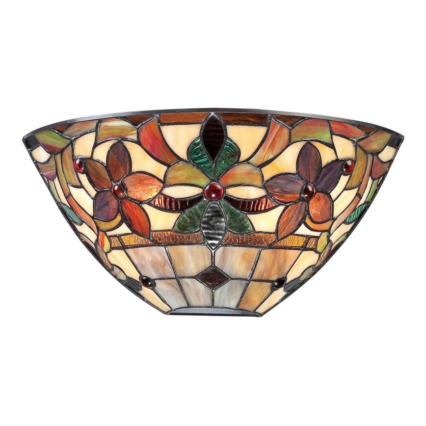 Quoizel - Aplique de pared Tiffany KAMI 2xE14/60W/230V