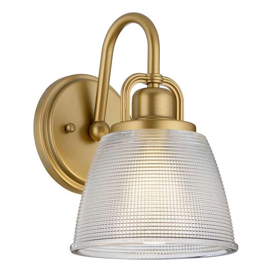 Quoizel - Aplique LED de baño DUBLIN 1xG9/3W/230V IP44 dorado