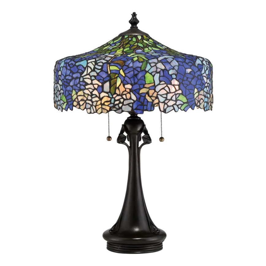 Quoizel - Lámpara de mesa COBALT 3xE27/60W/230V