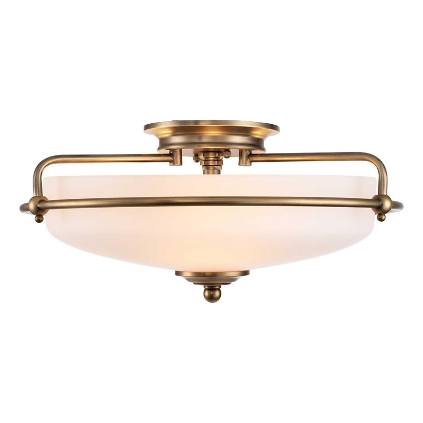 Quoizel - Lámpara de techo GRIFFIN 3xE27/60W/230V, acabado en bronce