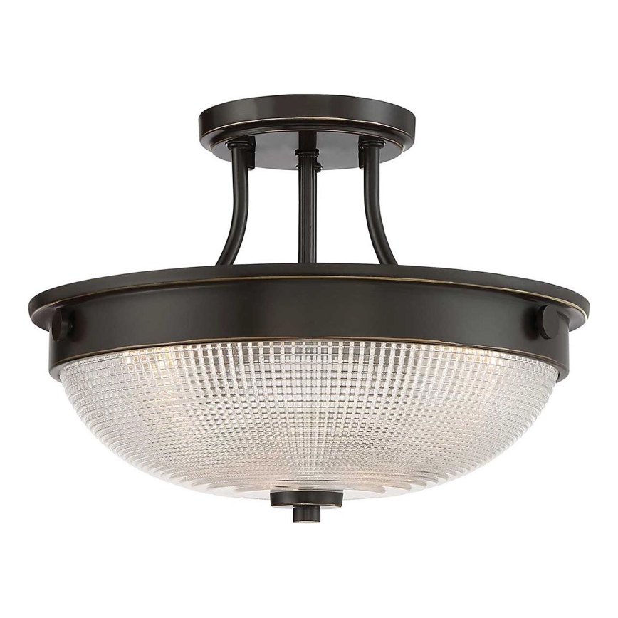 Quoizel - Lámpara de techo MANTLE 2xE27/60W/230V bronce