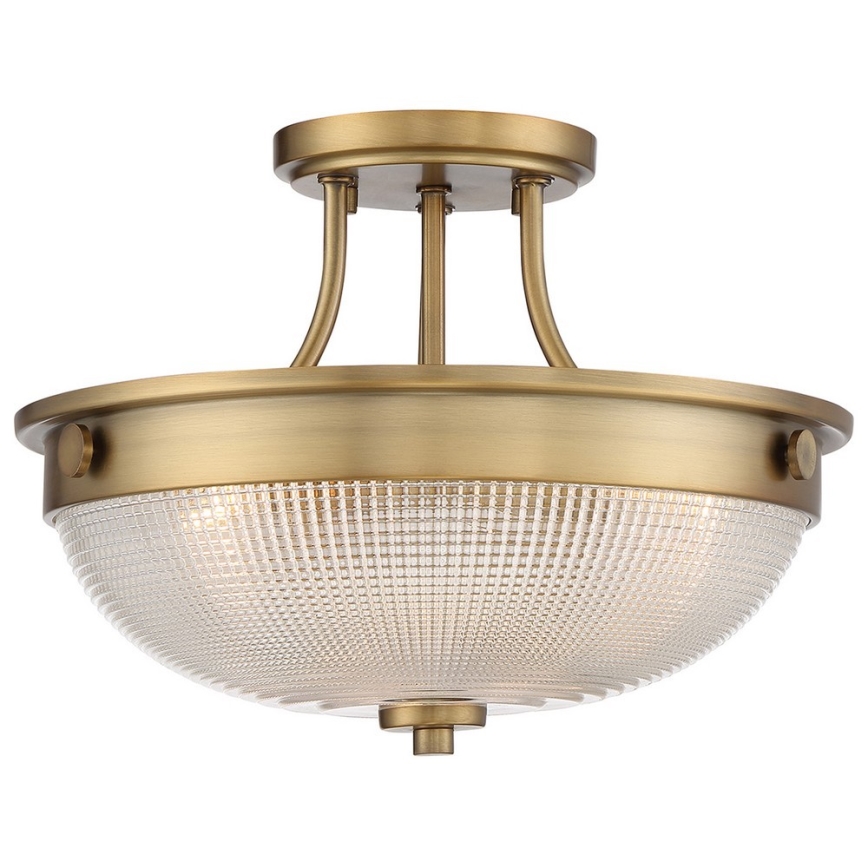 Quoizel - Lámpara de techo MANTLE 2xE27/60W/230V latón