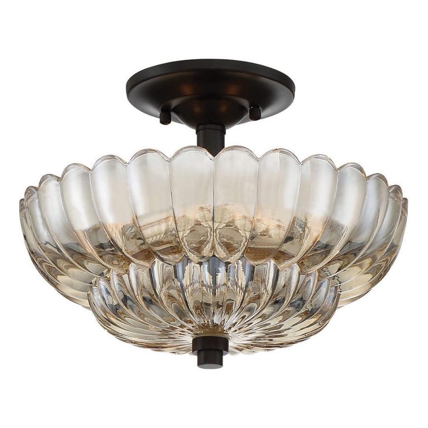 Quoizel - Plafón WHITECAP 3xE14/40W/230V diá. 29,7 cm