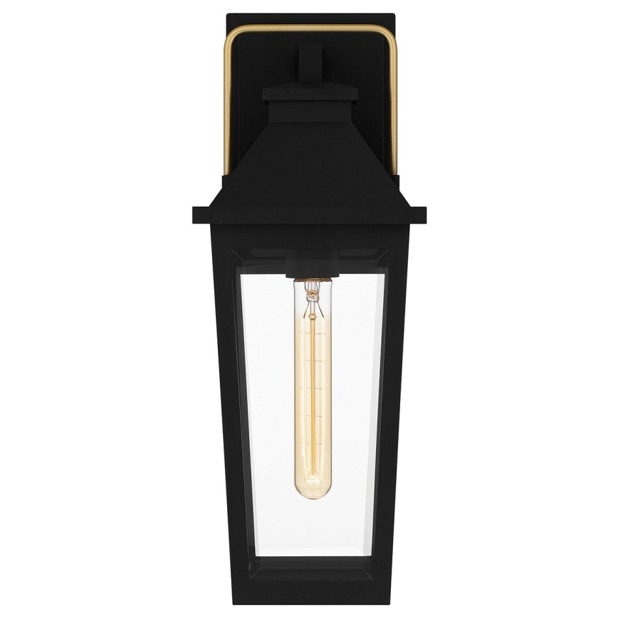 Quoizel - Aplique de exterior BUCKLEY 1xE27/40W/230V IP44 negro