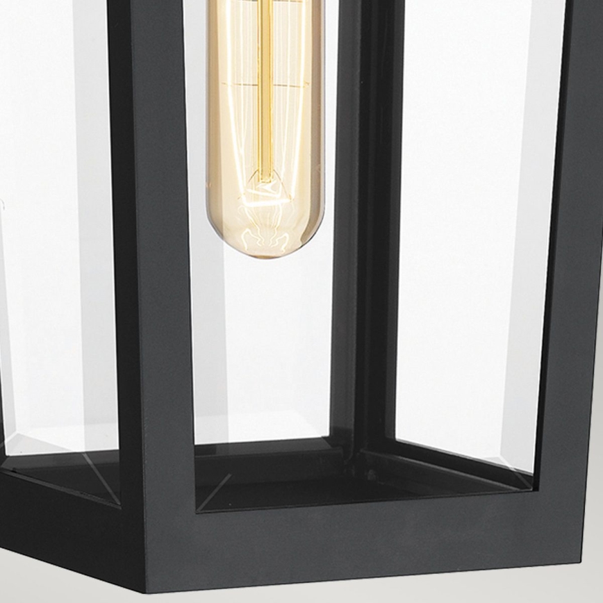 Quoizel - Aplique de exterior BUCKLEY 1xE27/40W/230V IP44 negro