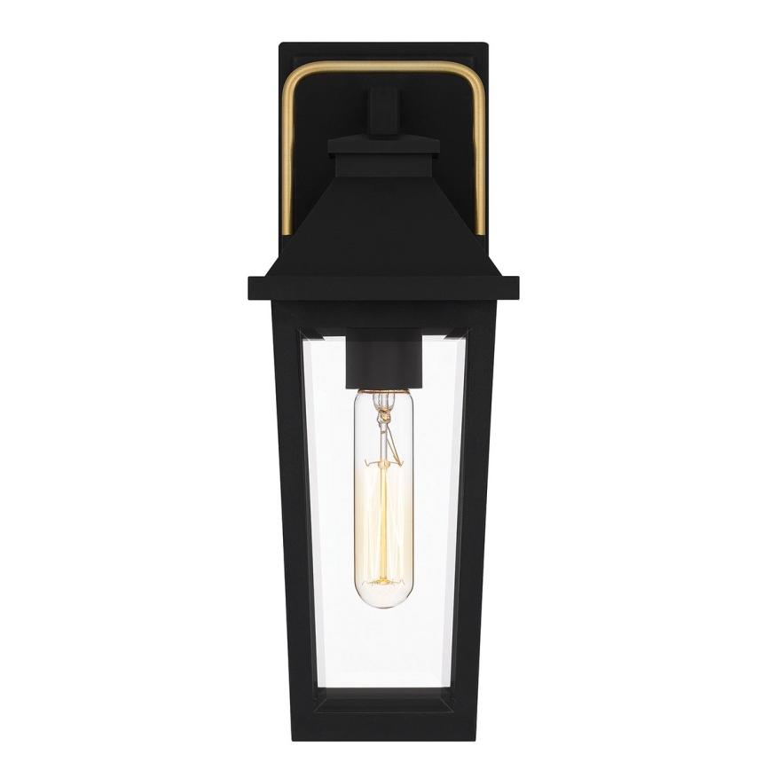 Quoizel - Aplique de exterior BUCKLEY 1xE27/40W/230V IP44 negro