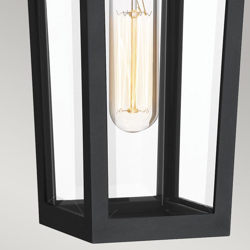 Quoizel - Aplique de exterior BUCKLEY 1xE27/40W/230V IP44 negro