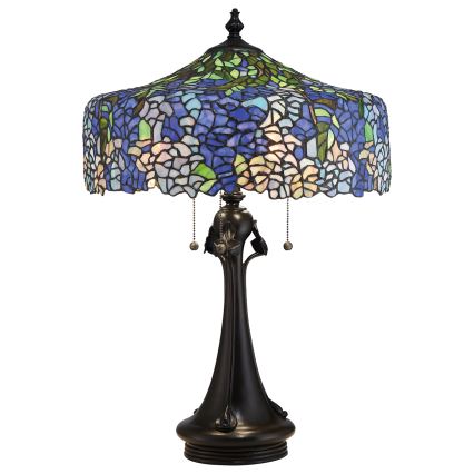 Quoizel - Lámpara de mesa COBALT 3xE27/60W/230V