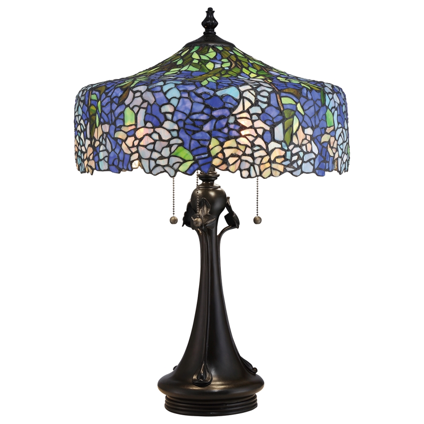 Quoizel - Lámpara de mesa COBALT 3xE27/60W/230V