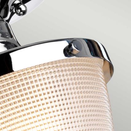 Quoizel - Plafón de baño DUBLIN 1xE27/40W/230V IP44 cromo brillante