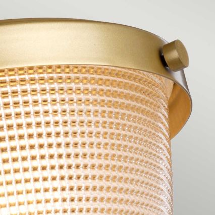 Quoizel - Plafón de baño DUBLIN 1xE27/40W/230V IP44 dorado