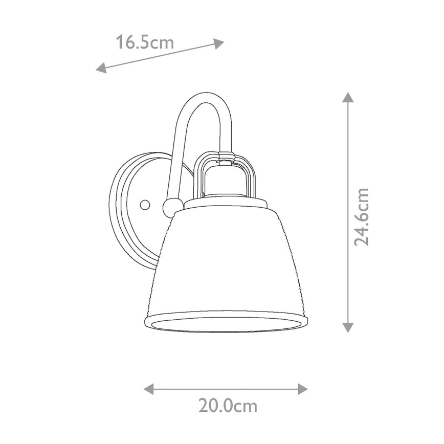 Quoizel - Aplique LED de baño DUBLIN 1xG9/3W/230V IP44 cromo brillante