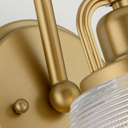 Quoizel - Aplique LED de baño DUBLIN 1xG9/3W/230V IP44 dorado
