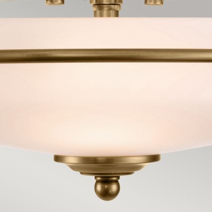 Quoizel - Lámpara de techo GRIFFIN 3xE27/60W/230V, acabado en bronce