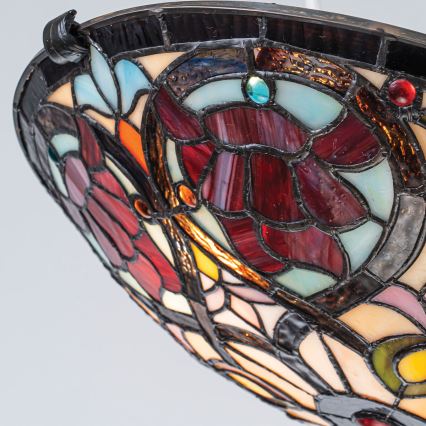 Quoizel - Lámpara de techo Tiffany LARISSA 2xE27/40W/230V Ø 41,2 cm