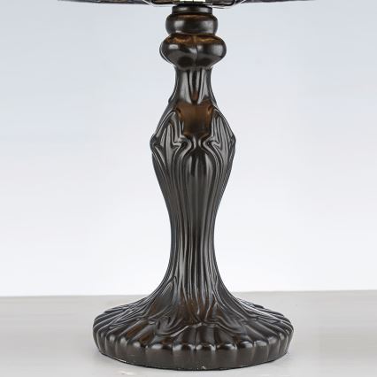 Quoizel - Lámpara de sobremesa Tiffany LARISSA 1xE14/40W/230V, diámetro 20 cm