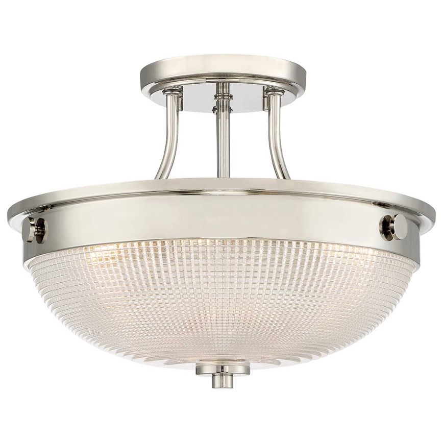 Quoizel - Lámpara de techo MANTLE 2xE27/60W/230V cromo brillante
