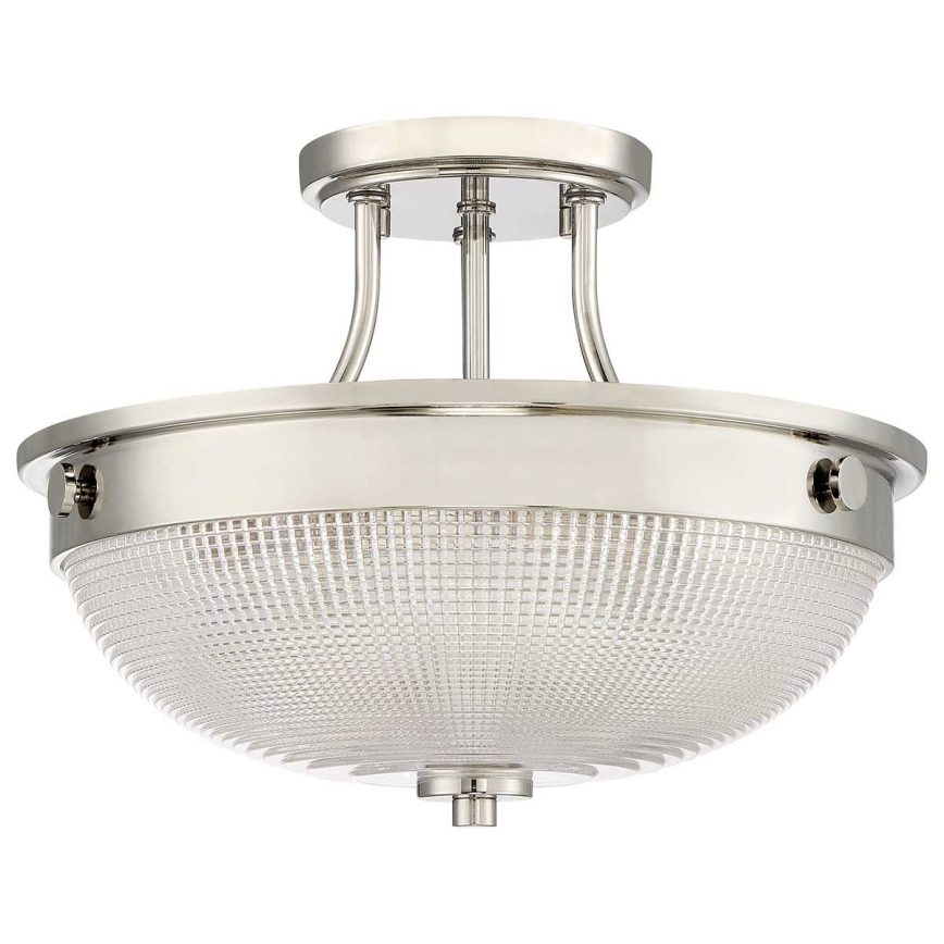Quoizel - Lámpara de techo MANTLE 2xE27/60W/230V cromo brillante