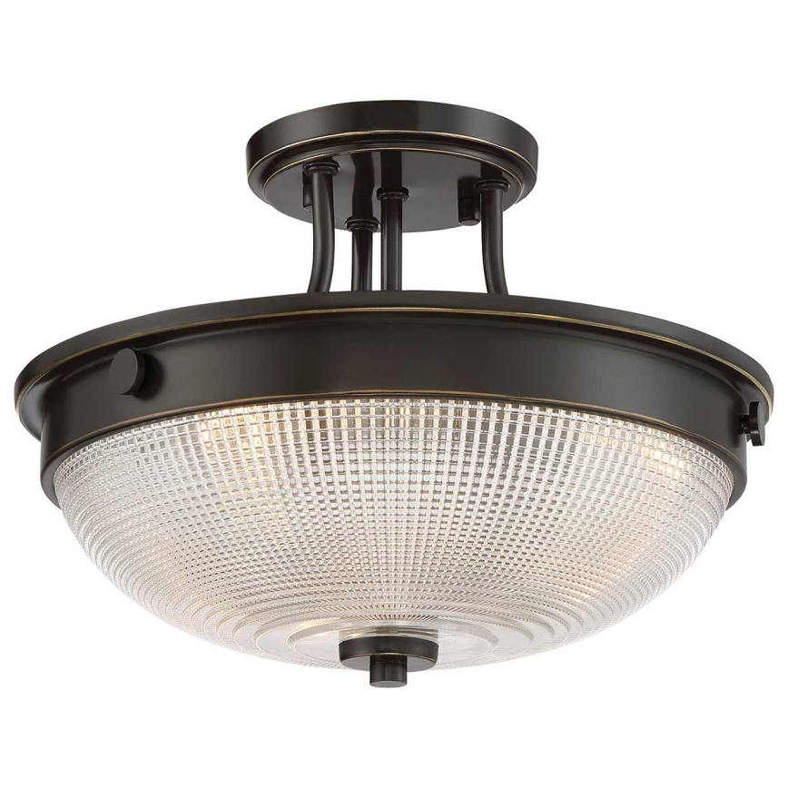 Quoizel - Lámpara de techo MANTLE 2xE27/60W/230V bronce