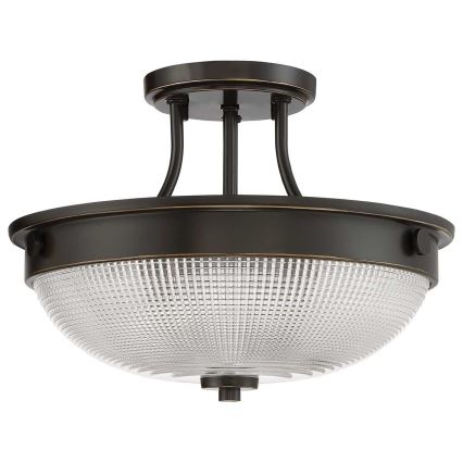 Quoizel - Lámpara de techo MANTLE 2xE27/60W/230V bronce