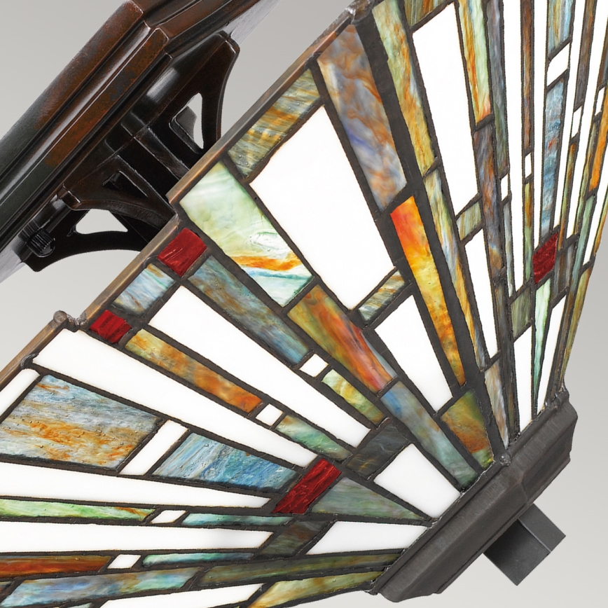 Quoizel - Lámpara de techo Tiffany MAYBECK 2xE27/60W/230V