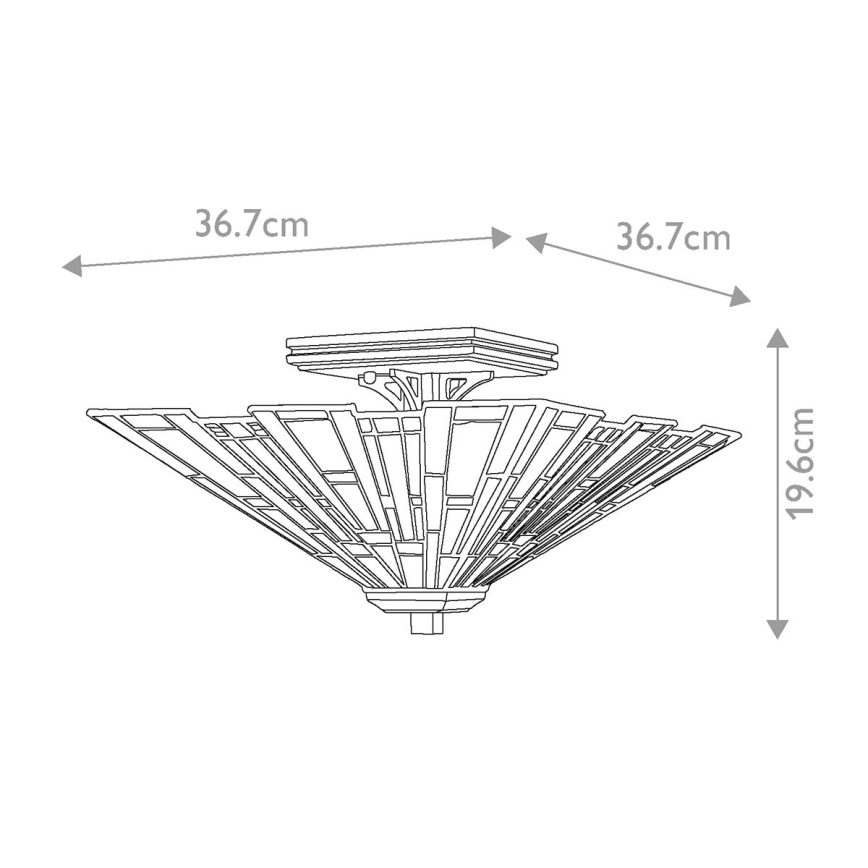 Quoizel - Plafón MAYBECK 2xE27/60W/230V