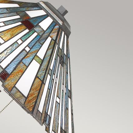 Quoizel - Lámpara de pie Tiffany MAYBECK 2xE27/60W/230V