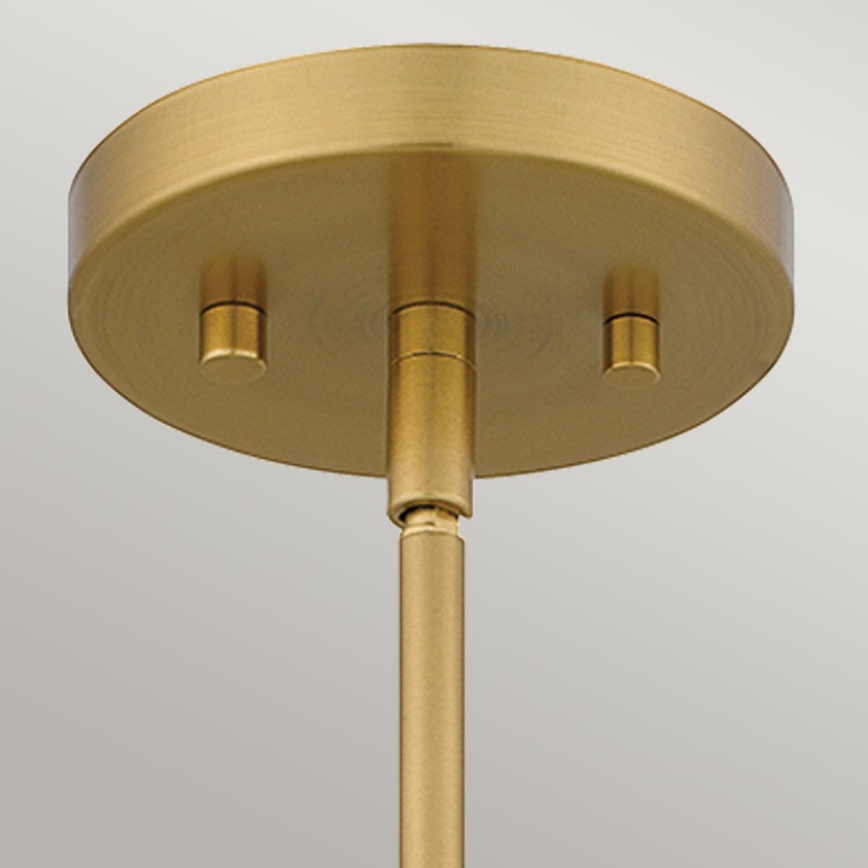 Quoizel - Lámpara colgante MEJIA 1xE27/60W/230V diá. 35,6 cm latón