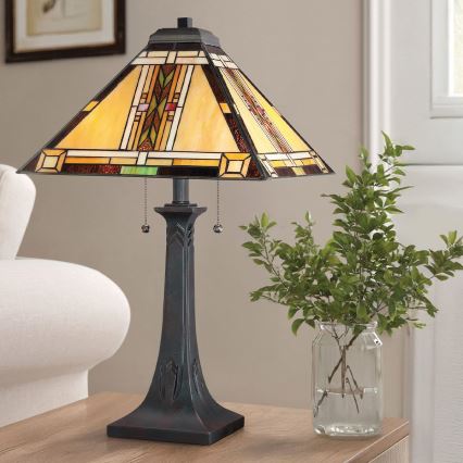 Quoizel - Lámpara de mesa NAVAJO 2xE27/60W/230V