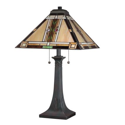 Quoizel - Lámpara de mesa NAVAJO 2xE27/60W/230V