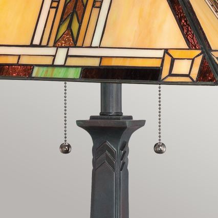 Quoizel - Lámpara de mesa NAVAJO 2xE27/60W/230V