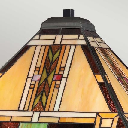 Quoizel - Lámpara de mesa Tiffany NAVAJO 2xE27/60W/230V