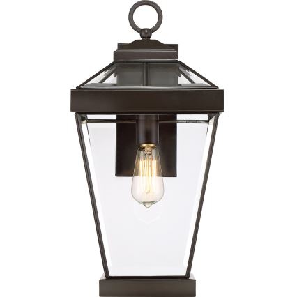 Quoizel - Aplique de exterior RAVINE 1xE27/60W/230V IP44 marrón
