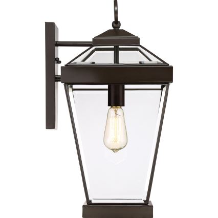 Quoizel - Aplique de exterior RAVINE 1xE27/60W/230V IP44 marrón