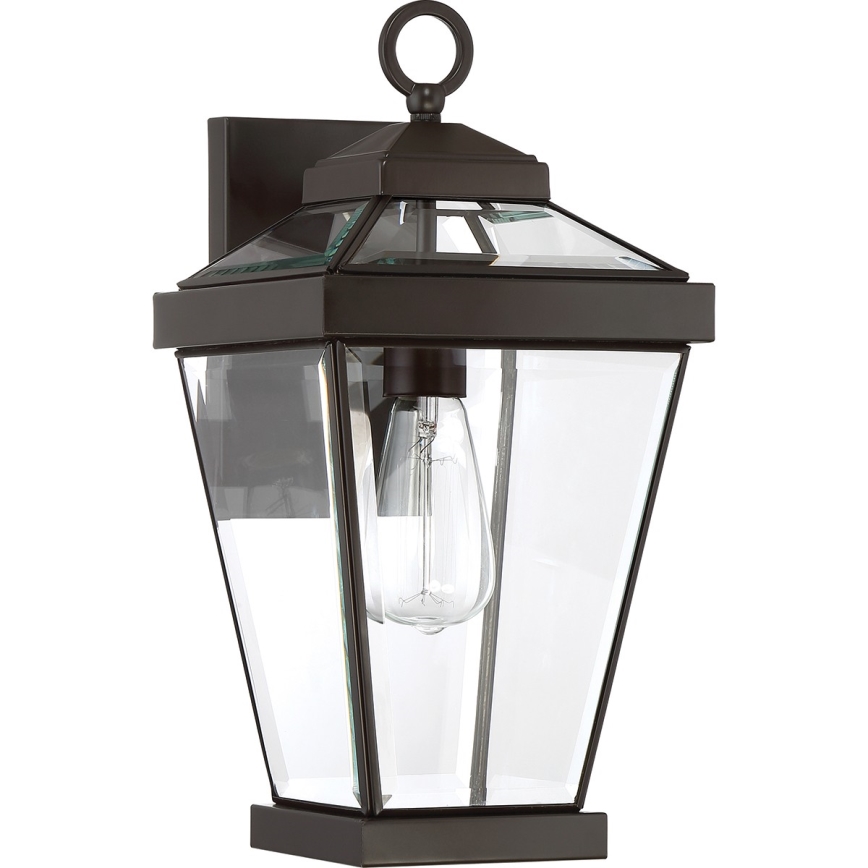 Quoizel - Aplique de exterior RAVINE 1xE27/60W/230V IP44 marrón