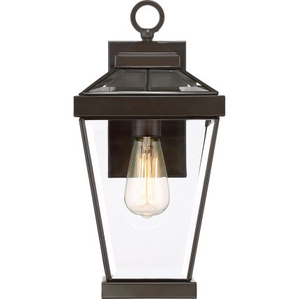 Quoizel - Aplique de exterior RAVINE 1xE27/60W/230V IP44 marrón