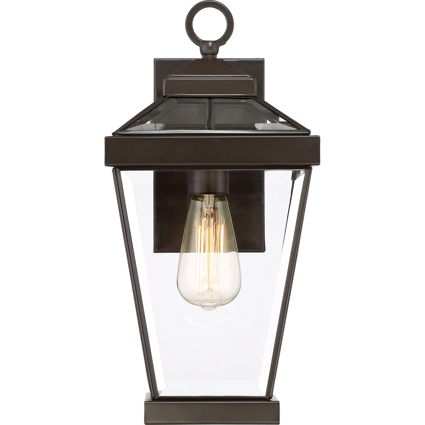 Quoizel - Aplique de exterior RAVINE 1xE27/60W/230V IP44 marrón